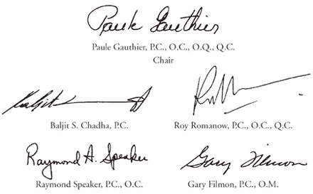 Signatures