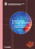 Rapport annuel du CSARS 2004-2005